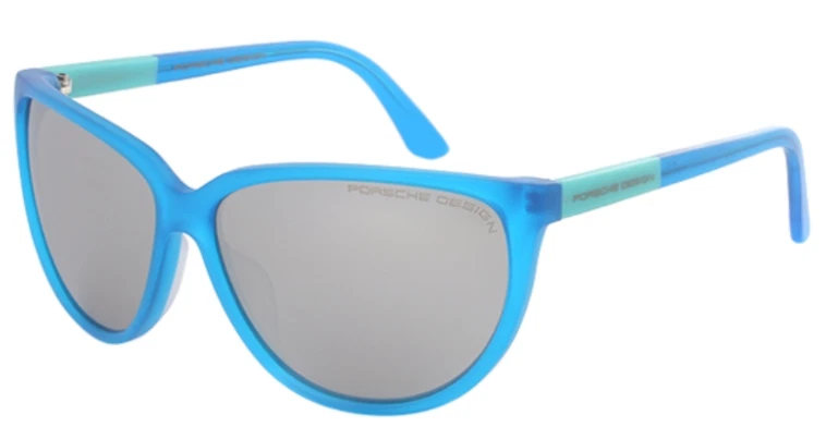Nuevo Porsche Design P 8588 P8588 E Gato Azul Ojo de Gato Para Mujer Gafas de Sol Italia Foto 3 de 4