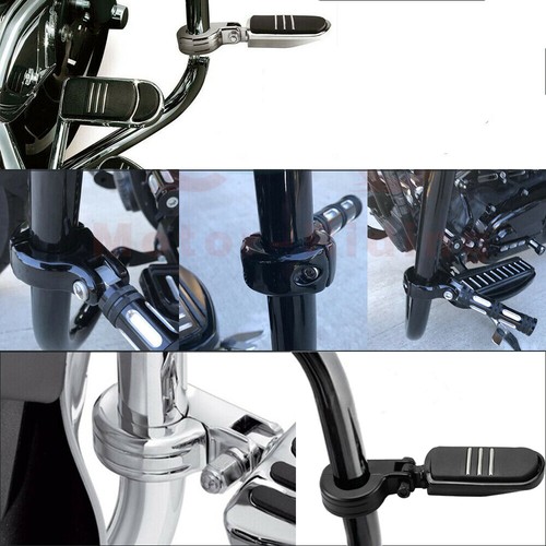 Chrome 11/4'' 32mm Highway Engine Crash Bar Foot Peg Rest Pedal