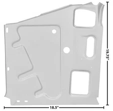 1965-66 Mustang PillarKick Panel w/ WTP - RH New Dii