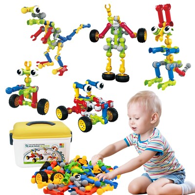 Building Toys,109 Piece STEM Toys for Kids Ages 3 4 5 6 7 8 9 10 11 12 Years ...