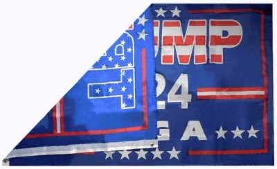 3x5 Trump 2024 BIDEN SUKS Keep America First! Blue Super - Foto 7