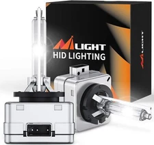 D3S Nilight D1S HID Headlight Bulb, 6000K Diamond White D1S Bulb Super Bright