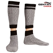 Authentic Bavarian Socks Two-Piece Rustic Traditional Socks Oktoberfest Outfit