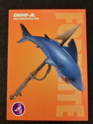 2021 Fortnite Series 3 CHOMP JR./HARPY'S CLAW Epic Harvesting Tool Card #H59