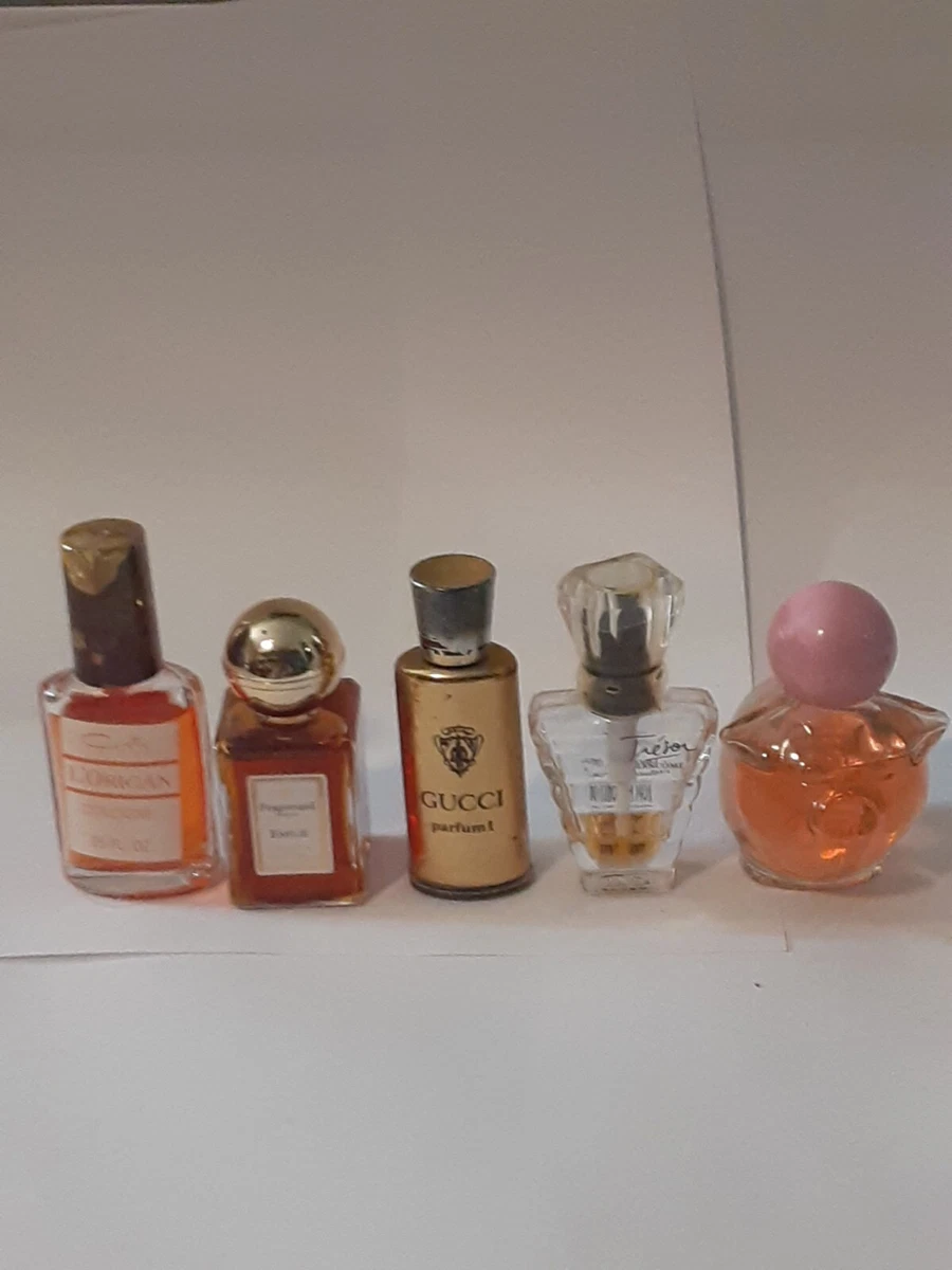 15 Mini Miniature Perfume Bottles Sample Travel Assorted Brands USA France  Lot