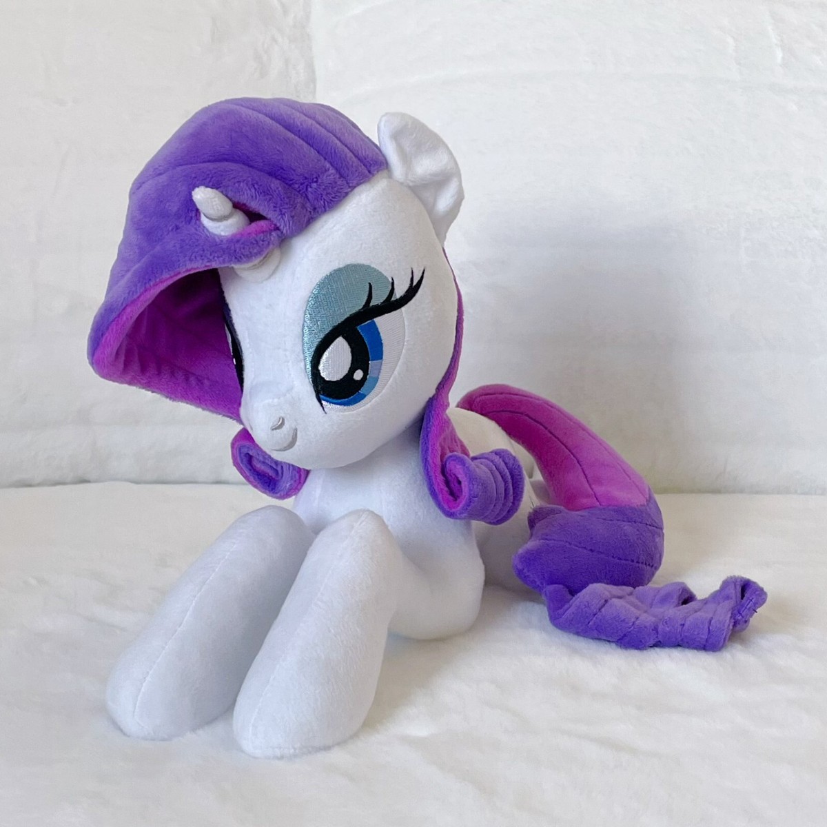 Hasbro My Little Pony Cuddle Rarity Plushie 2024 Official 15