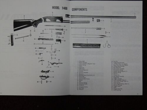 Winchester model 1400, manual approved by Winchester 35 yrs ago - Picture 2 of 2
