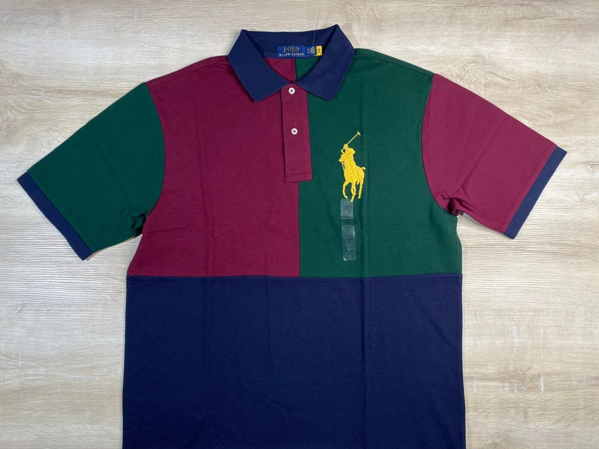 Multicolor polo best sale shirt
