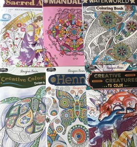 Download Lot 8 Kappa Adult Coloring Books Animals Birds Detailed Abstract Art Variety Ebay