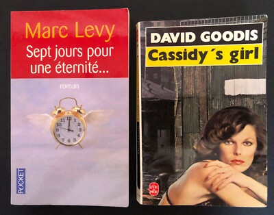 Marc Levy Sept jours pour une éternité, David Goodis Cassidy's girl FREE SHIPPIN