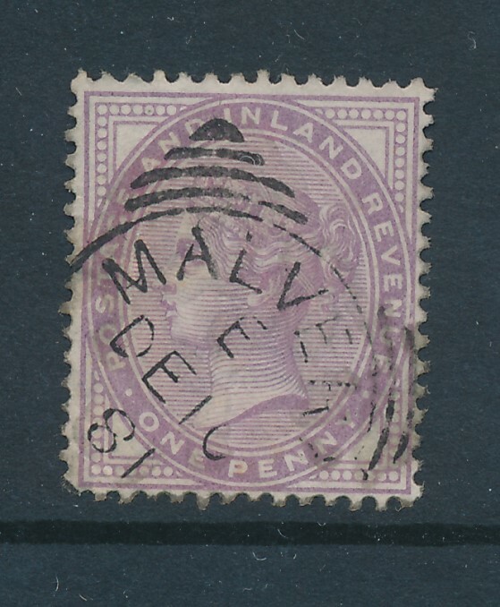 GB QV PENNY LILACS 14D. DIE 1 VF DATED POSTMARKS..cat £35 for stamp