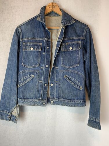 Vintage JC Penney Foremost Denim Jacket Trucker Large No Tags JCP - 第 1/11 張圖片