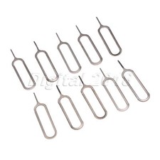 10/100Pcs Sim Card Tray Ejector Eject Pin Key Removal Tool For iPhone Phone