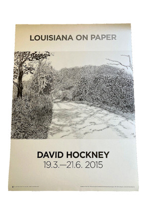 David Hockney Woldgate Die Ankunft des Frühlings Louisana auf Papier Poster 2015
