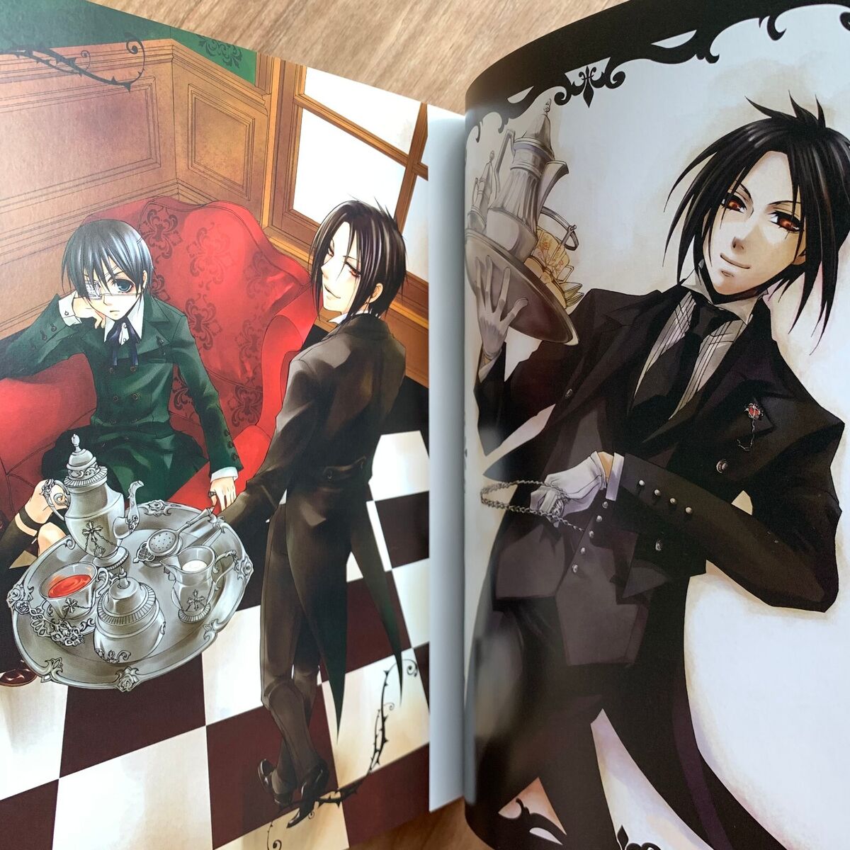 Kuroshitsuji Black Butler Art Book Anime Colorful Artbook Limited Edition  Picture Album Painting Books