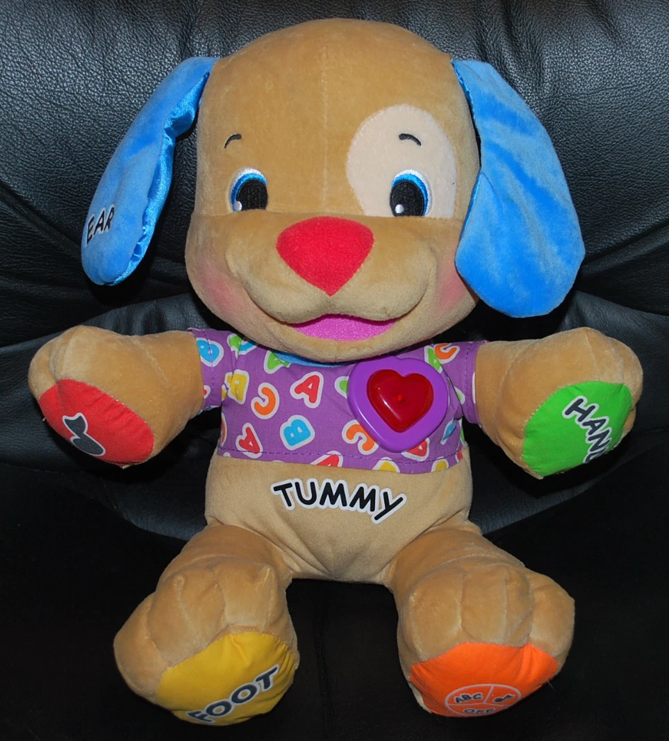 Fisher-Price Laugh & Learn Love to Play Puppy Dog Learning Toy ABC