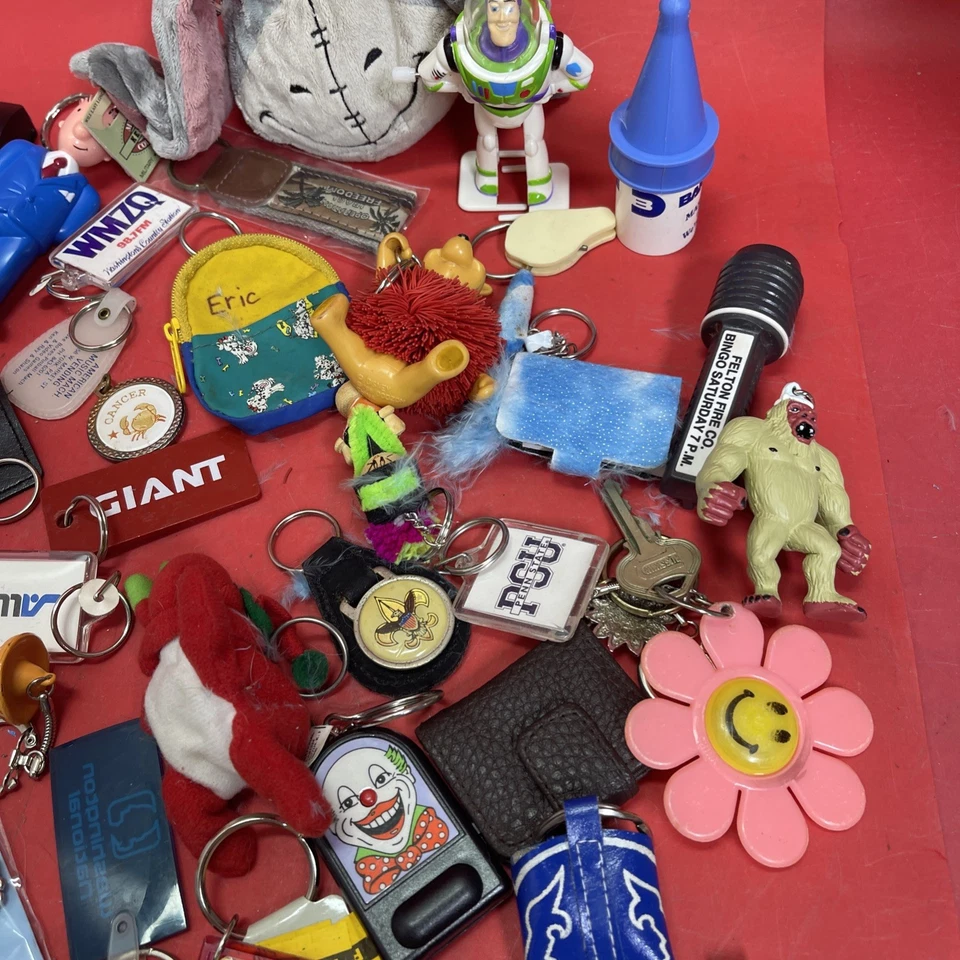 Huge keychains lot Keyrings Fobs Backpack Charms Purse Handbag Pendants. #27 - Image 4 of 4