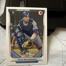 2014 Bowman Draft Picks Rookie RC 1st Issue Paper Base SP Kyle Schwarber (PHI)