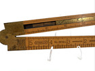 STANLEY NO 36 1/2L TWO FOOT FOLDING BOXWOOD CALIPER RULE VINTAGE ANTIQUE 2 FOLD — photo 2