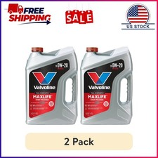 (2 pack) Valvoline MaxLife Full Synthetic High Mileage 0W-20 Motor Oil 5 Quart 39.59 per gallon