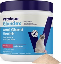 Feline Anal Gland or Daily Probiotic Fiber Supplement Powder w/Digestive Enzyme