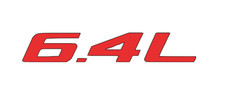 Basic 6.4l Decal Fits Hemi Dodge Ram 392ci 6.4