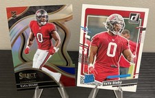 2023 Panini Select/Donruss 2 Card Lot Tampa Bay Buccaneers Yaya Diaby