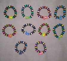 10 Thick  Chunky Kandi Bracelets- RAVE-EDM-PLUR-EDC-FESTIVAL