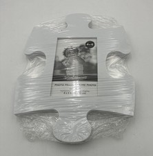 Puzzle Piece Photo Frame 4x6 in. - white set of 2