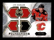 JIRI HUDLER 2015/16 UD THE CUP FOUNDATIONS QUAD JERSEY RELIC COMBO #47/75 T7255