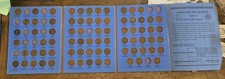 Whitman Lincoln Head Cent Book Number 1, 1909-1940 Partial, Circulated, Wheat 3