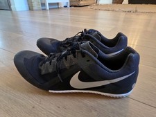 Nike Rival Multi Track & Field Spikes Shoes Black White silver US Mens 14 EUC