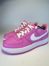 Nike Air Force 1 Playful Pink White FV5948-600 Size 5Y Fits Woman's 6.5