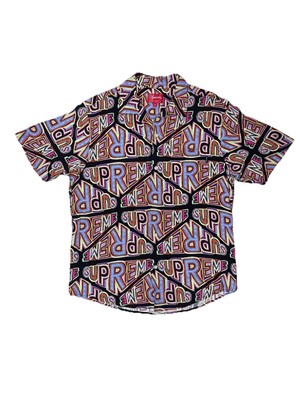RARE Supreme Short-Sleeve Button Down Shirt 'Black' Multicolor All