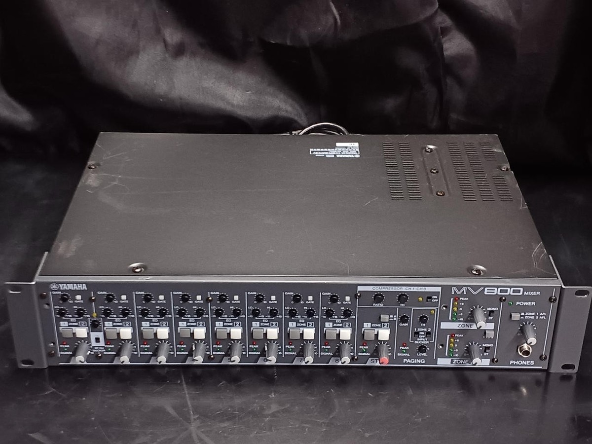 YAMAHA ヤマハ アナログミキサー　MV800 Yamaha MV800 8-Channel Analog Rack Mount Mixer from JAPAN | eBay