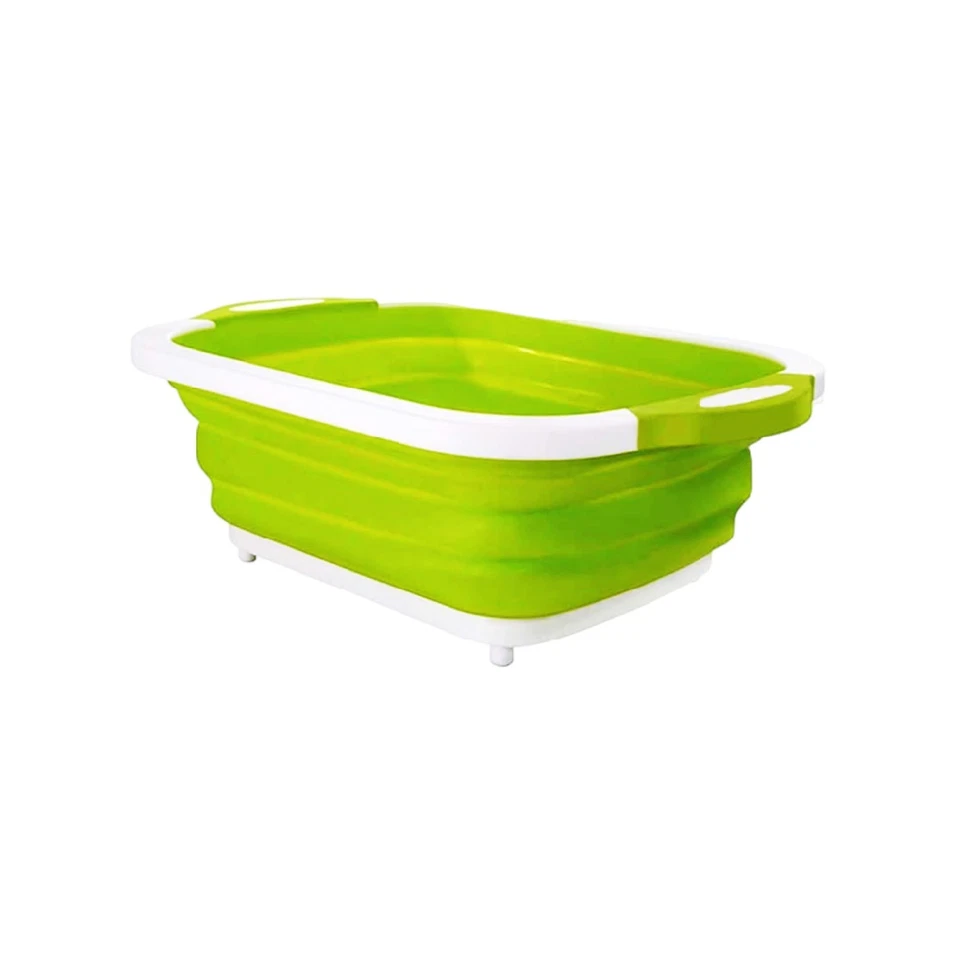 Multifunction Collapsible Cutting Board Basket 3 In 1 Sink Chopping Board New - Image 4 of 4