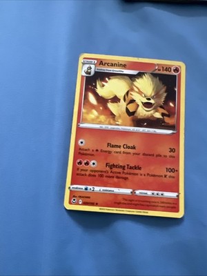 Arcanine 020/195 Rare Sword & Shield: Silver Tempest Rare Pokemon TCG 2022 VLP