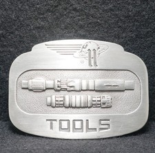 WH15147 *NOS* VINTAGE 1970s *HALLIBURTON TOOLS* PACKERS ENERGY BELT BUCKLE