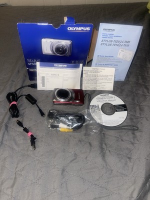 Olympus Stylus 7010 12.0MP Digital Camera - Silver for sale online