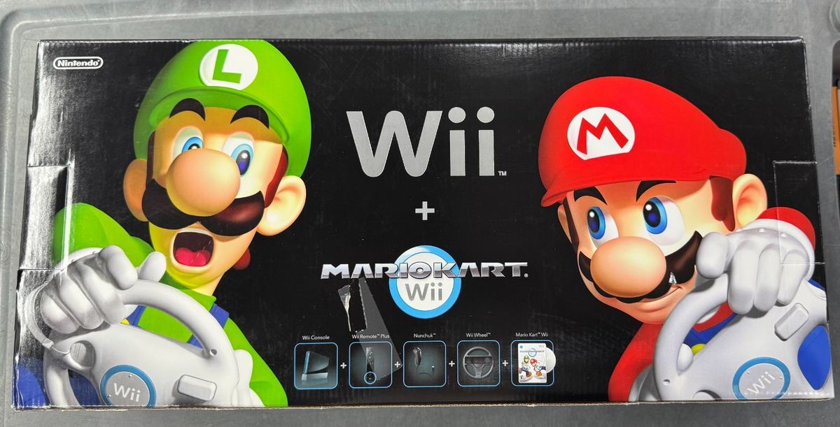 Console de jeu - Nintendo - Wii - Édition Mario Kart - Volant inclus