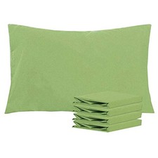 Queen Pillowcase Set - 4 Pack Brushed Microfiber Queen 20" x 30" Sage Green