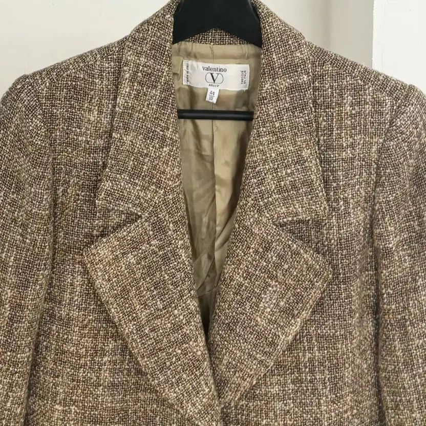 Valentino Tweed Tailored Jacket, Size 44/10, Women thumbnail 7