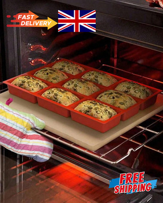 1 Stück Silikon Mini Laib Pfannen 9 Hohlraum Antihaft Backform für Brot Kuchen Seife