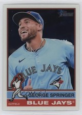 2025 Topps Heritage Chrome George Springer #393 0sb5