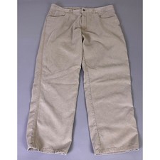 Tommy Bahama Pants Men's Size 35 Tan Khaki Tencel Cotton Blend Relaxed Chino EUC