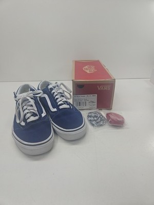Vans Old Skool Estate Blue White Men s 10.5 With Box And 2 Extra Laces