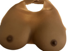 Realistic Custom Breast Plate Glamour Boutique C cup breast form silicone