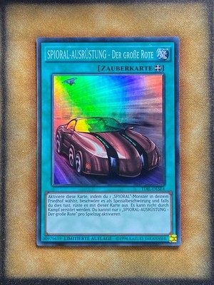 Yugioh SPYRAL GEAR - Big Red TDIL-DESE4 Super Rare Limited Edition GERMAN NM