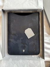 Mulberry Cara Delevingne iPad Sleeve Midnight Blue Camo Leather Boxed Tag Mew
