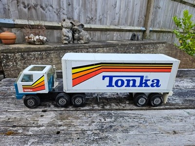 TONKA SEMI TRUCK AND TRAILER LARGE SCALE 1978